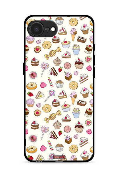 Tolwak غطاء حماية لجهاز Apple iPhone 16e بنمط العناصر المفضلة