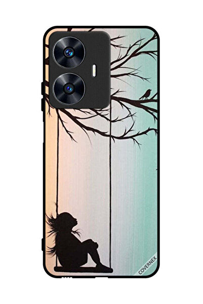 Covernex Protective Case Cover For Realme C55 Sad Little Girl Art Paint