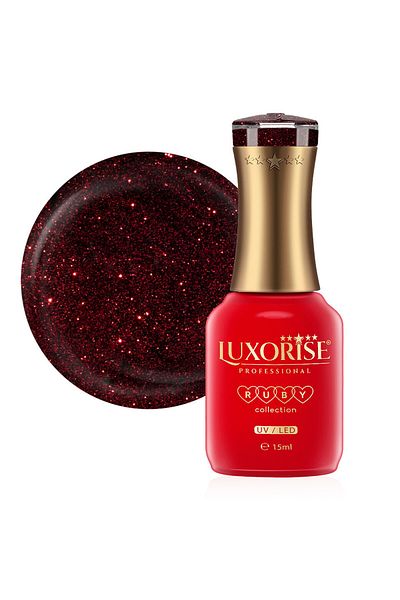 LUXORISE Oja semipermanentă Ruby Collection LUXORISE, Jocuri Interzise 15ml