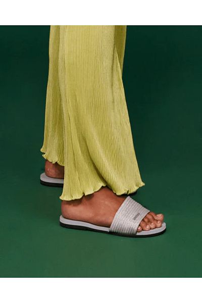 Havaianas You Malta Metallic Ice Gray Gray Women's Slippers