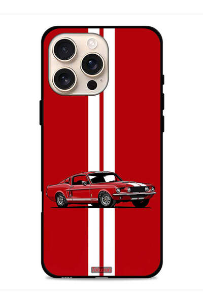 Tolwak غطاء حماية لجهاز Apple iPhone 16 Pro بتصميم سيارة كلاسيكية تجريدية