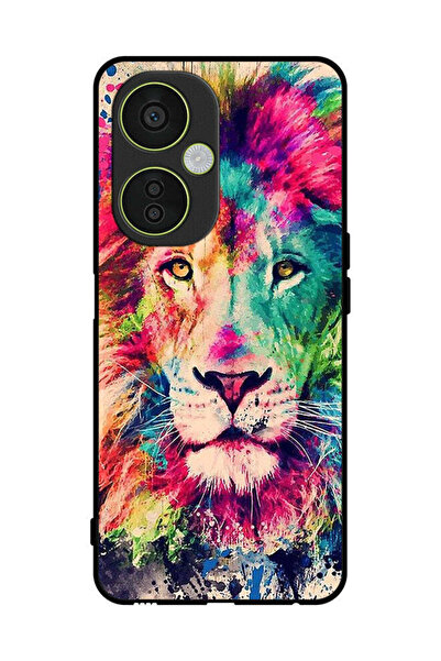 Covernex غطاء حماية لهاتف OnePlus Nord CE 3 Lite برسومات فنية على شكل أسد