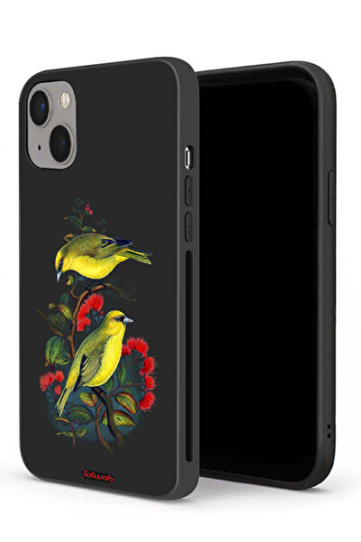 Tolwak غطاء حماية لجهاز Apple iPhone 13 mini بنقشة طيور