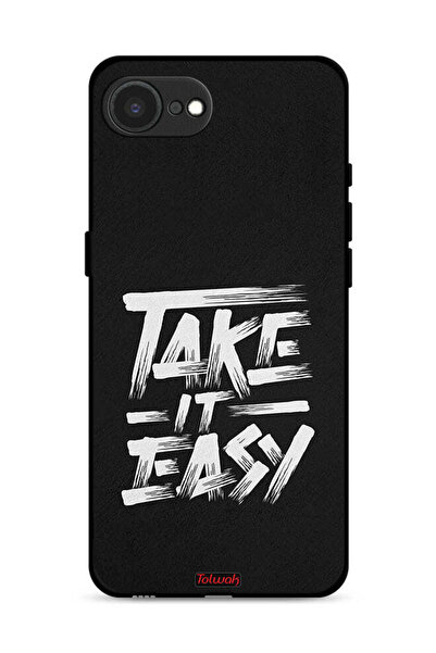 Tolwak غطاء حماية لجهاز Apple iPhone 16e - Take It Easy