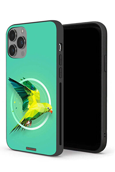 Tolwak غطاء حماية لجهاز Apple iPhone 14 Pro بتصميم فن تجريدي ببغاء