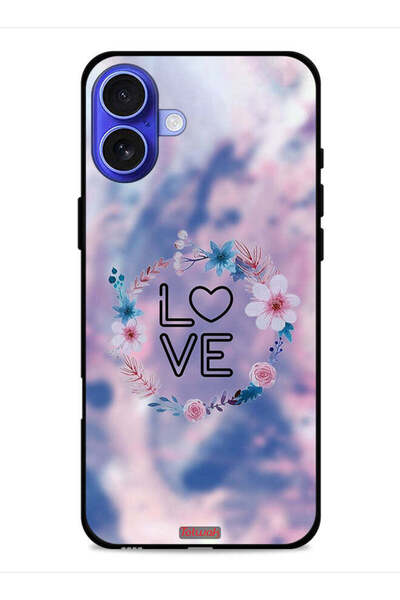 Tolwak غطاء حماية لجهاز آيفون 16 من آبل بتصميم خاتم زهور الحب