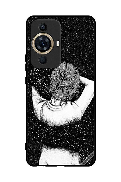 Covernex غطاء حماية لهاتف هواوي نوفا 11 برو - خيال ليلي لفتاة خربشة