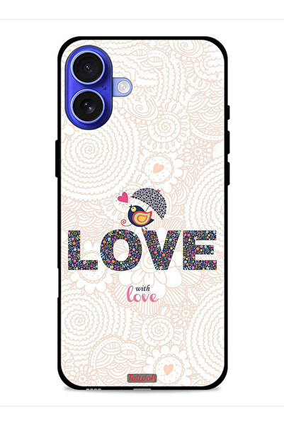 Tolwak غطاء حماية لجهاز Apple iPhone 16 Plus - Love With Love
