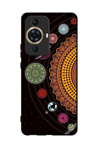 Covernex غطاء حماية لهاتف هواوي نوفا 11 برو - فن النظام الشمسي الماندالا