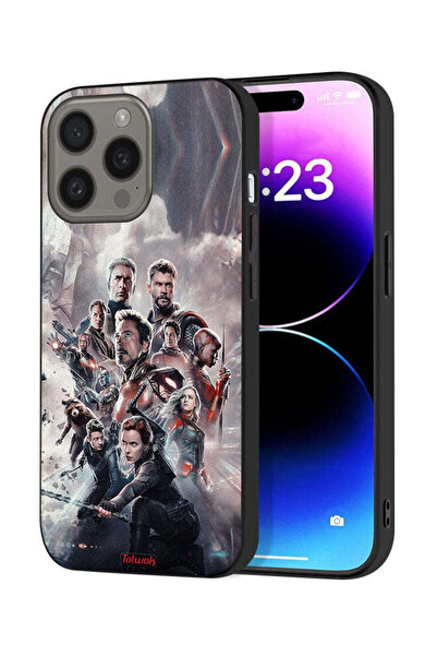 Tolwak غطاء حماية لجهاز Apple iPhone 15 Pro من Avengers