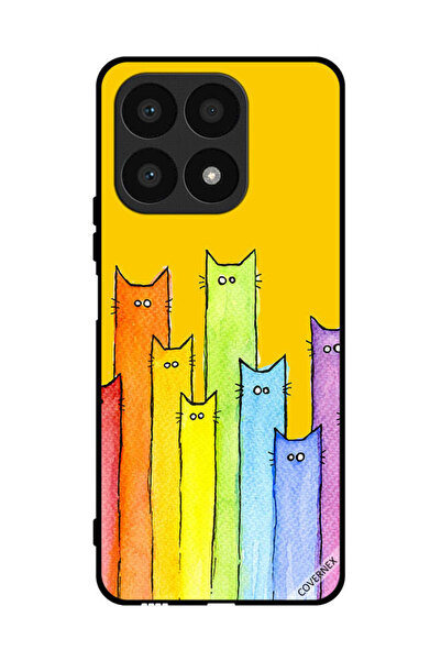 Covernex غطاء حماية لهاتف Honor X8a - فن دمية القطة