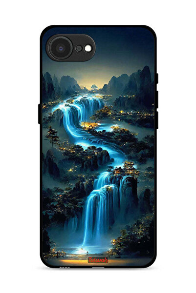 Tolwak غطاء حماية لجهاز Apple iPhone 16e بتصميم شلال فني