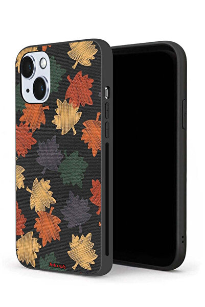 Tolwak غطاء حماية لجهاز آيفون 14 من آبل برسومات أوراق الخريف