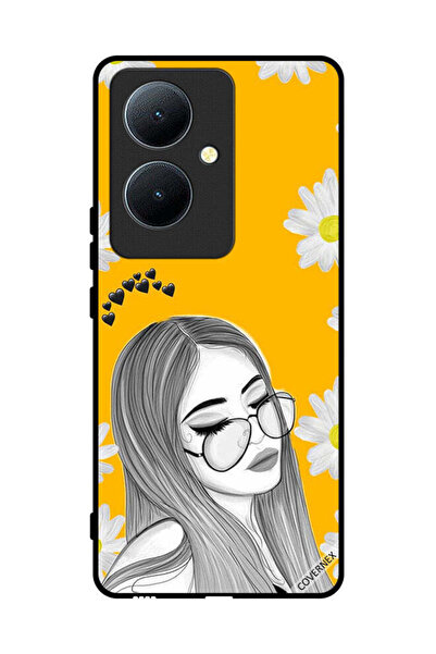 Covernex Protective Case Cover For Vivo Y78 5G Glasses Girl Art