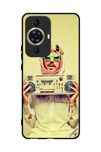 Covernex غطاء حماية لهاتف هواوي نوفا 11 ألترا يحمل جهاز موسيقى عتيق