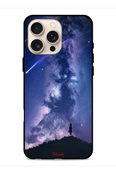 Tolwak غطاء حماية لجهاز Apple iPhone 16 Pro Max - نجوم متحركة