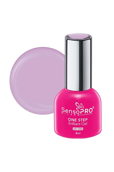 SensoPRO Milano Oja semipermanentă cu gel strălucitor într-un singur pas 8ml, Orchid Dream #65