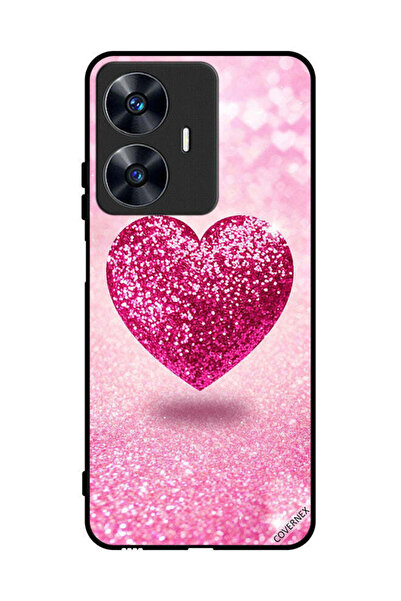 Covernex غطاء حماية لهاتف Realme C55 - قلب لامع
