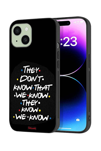 Tolwak Apple iPhone 15 Plus Protective Case Cover They Dont Know What We Know...
