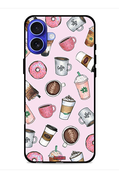 Tolwak غطاء حماية لجهاز Apple iPhone 16 Plus بتصميم فن محبي القهوة