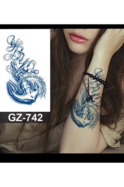 Arescollection YARI KALICI ( MİN 15 GÜN MAX 1 AY) ÇAPA FİGÜRLÜ TATTOO DÖVME