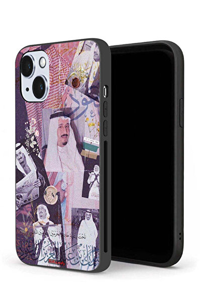 Tolwak جراب حماية لجهاز آيفون 14 بلس من آبل، صور قديمة للملك سلمان