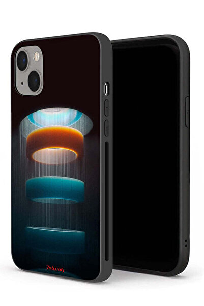 Tolwak جراب حماية لجهاز Apple iPhone 13 mini بنمط حلقات فنية