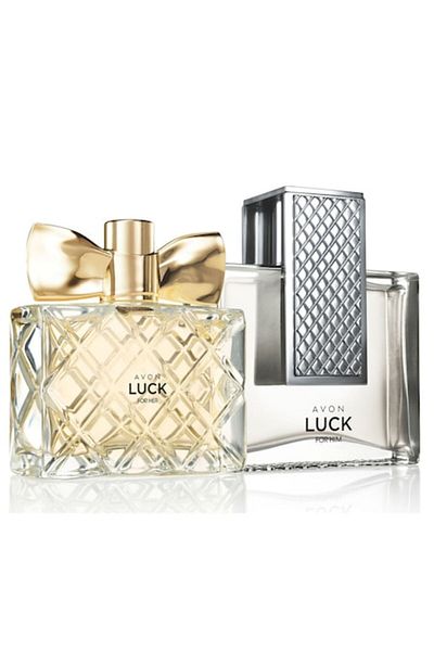 AVON Set Avon Luck Eau de Parfum for Her 50 ml and Eau de Toilette for Him 75 ml