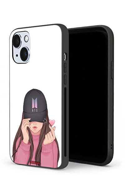 Tolwak جراب حماية لجهاز Apple iPhone 14 Plus فتاة تلتقط صورة