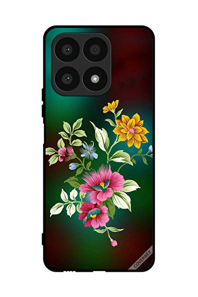 Covernex غطاء حماية لهاتف Honor X8a برسومات زهور عالية الدقة