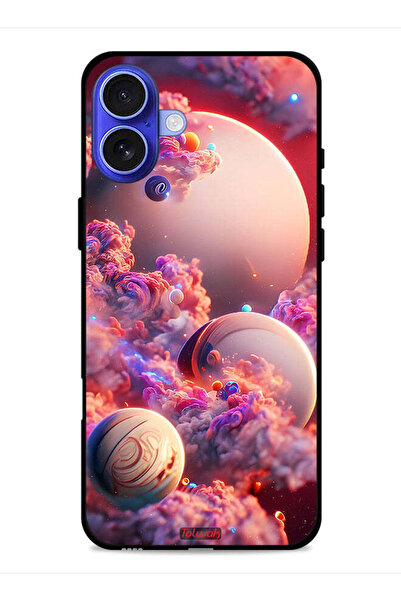 Tolwak غطاء حماية لجهاز Apple iPhone 16 Plus بتصميم غيوم وفن تجريدي
