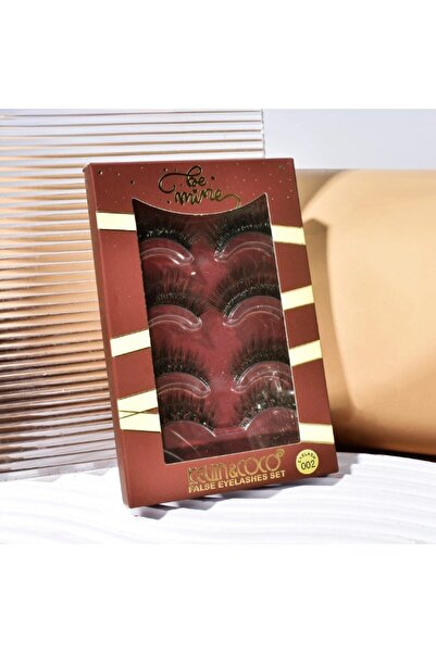 Bibilel Set 4 Pairs of False Eyelashes Size 3