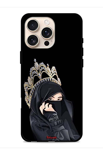 Tolwak غطاء حماية لجهاز Apple iPhone 16 Pro Max بتصميم Queen Girl