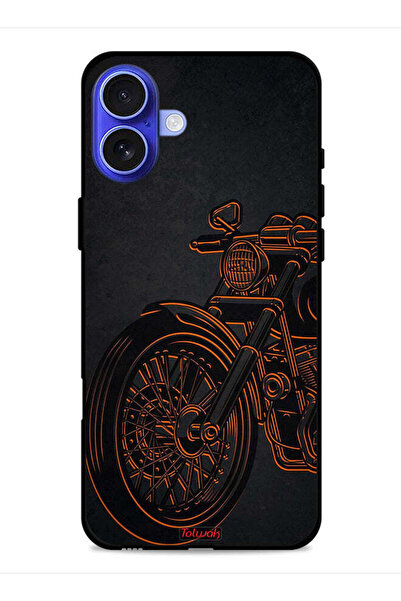 Tolwak غطاء حماية لجهاز Apple iPhone 16 بتصميم دراجة عتيقة