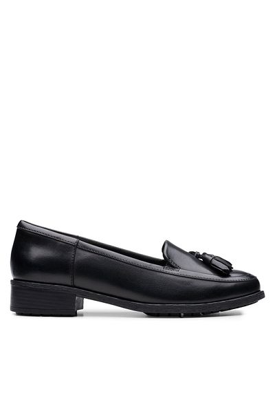 CLARKS Ceasuri damă Lords negre CLARKS-26178703 318 PIELE NEAGRĂ
