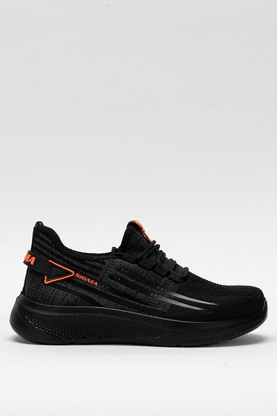 Liger Men's Knitwear Sneaker Comfortable Breathable Odorless Sports Shoes Black
