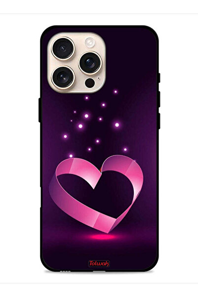 Tolwak غطاء حماية لجهاز Apple iPhone 16 Pro Max بتصميم قلب