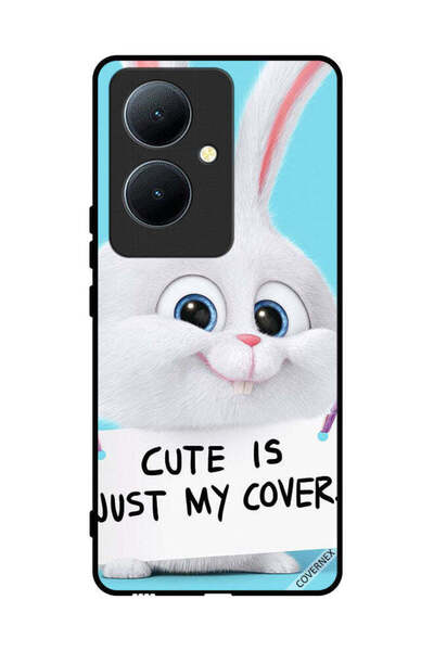 Covernex غطاء حماية لهاتف Vivo Y78+ 5G، أرنب لطيف هو مجرد غطاء لي