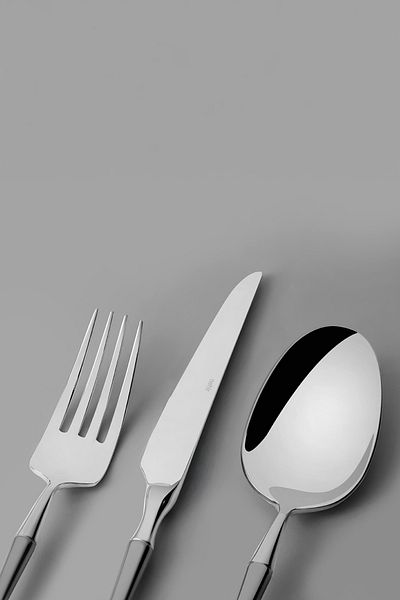 Nehir Marbella Satin 12-Person 72-Piece Boxed Cutlery Set