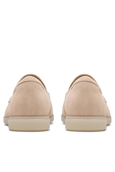 CLARKS Women's Moccasins beige CLARKS-26181453 634 SAND SUEDE