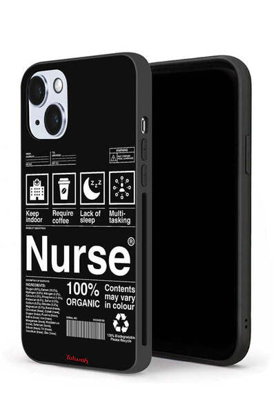 Tolwak جراب حماية لجهاز Apple iPhone 14 - ملصق ممرضة