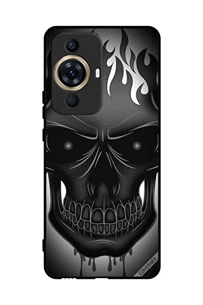 Covernex غطاء حماية لهاتف هواوي نوفا 11 برو - رسمة جمجمة