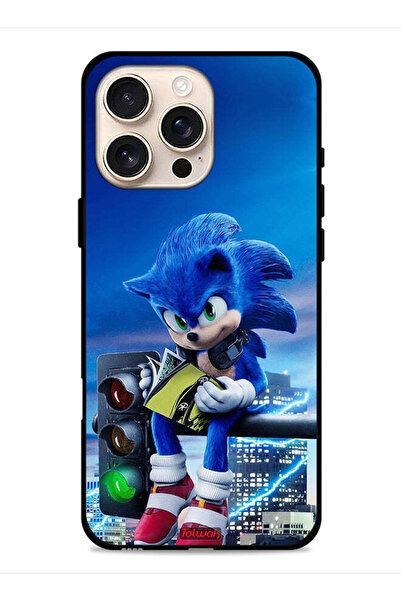 Tolwak غطاء حماية لجهاز Apple iPhone 16 Pro بطبعة Sonic Reading