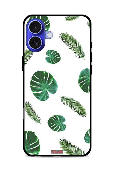 Tolwak غطاء حماية لجهاز Apple iPhone 16 Plus بتصميم ريش فني