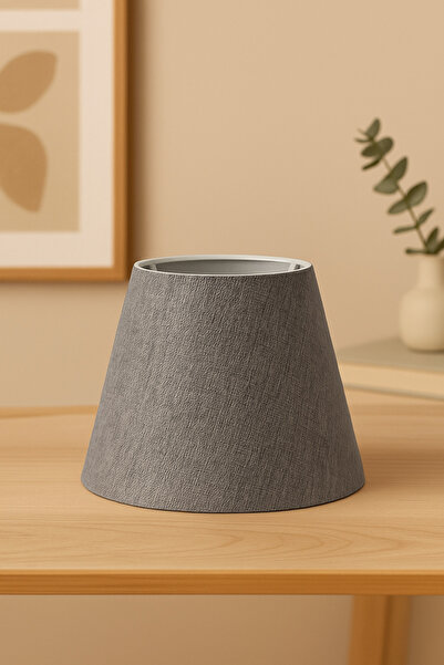 Abralight Koyu Gri Abajur Başlığı 22cm