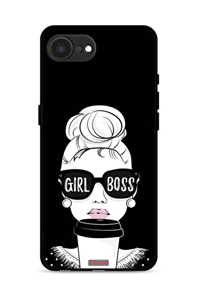 Tolwak غطاء حماية لهاتف Apple iPhone 16e بتصميم Girl Boss