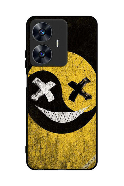 Covernex غطاء حماية لهاتف Realme C55 - رسمة وجه مارشميلو