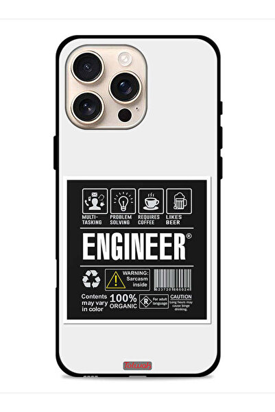 Tolwak غطاء حماية لجهاز Apple iPhone 16 Pro - ملصق مهندس