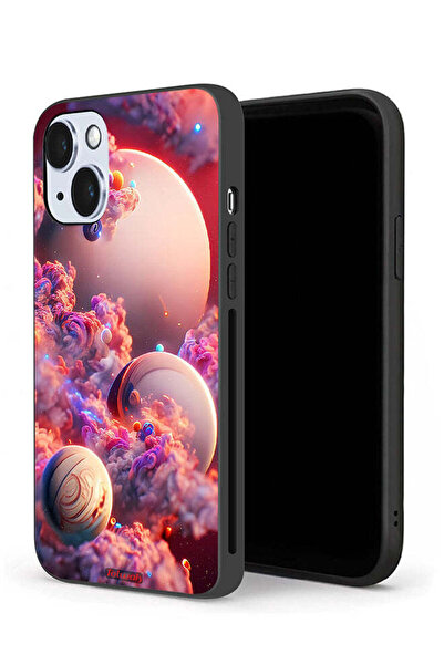 Tolwak غطاء حماية لجهاز Apple iPhone 14 Plus بطبعة غيوم فنية تجريدية