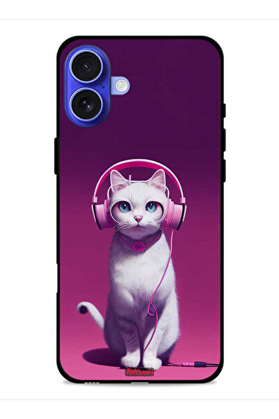 Tolwak غطاء حماية لجهاز Apple iPhone 16 Plus بتصميم قطة لطيفة